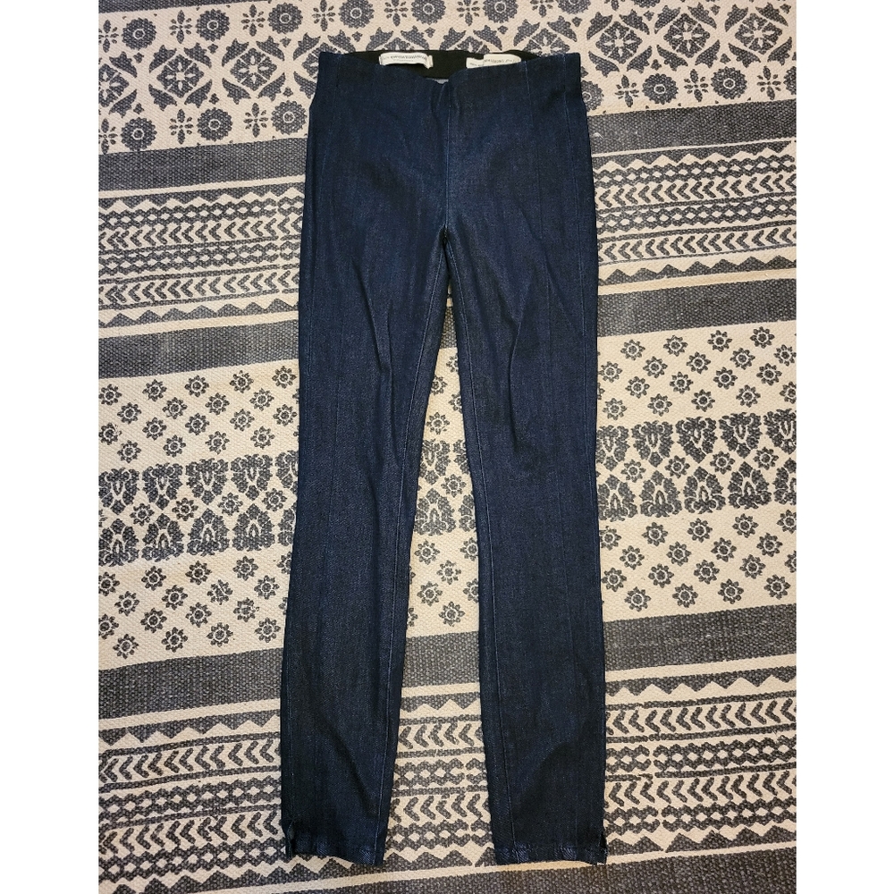 Women's anthropologie pilcro Blue Denim leggings size 29 blue denim stretchy